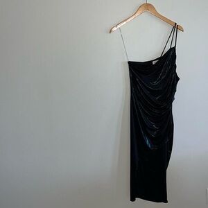 Spring Haze One Shoulder Strap Dress